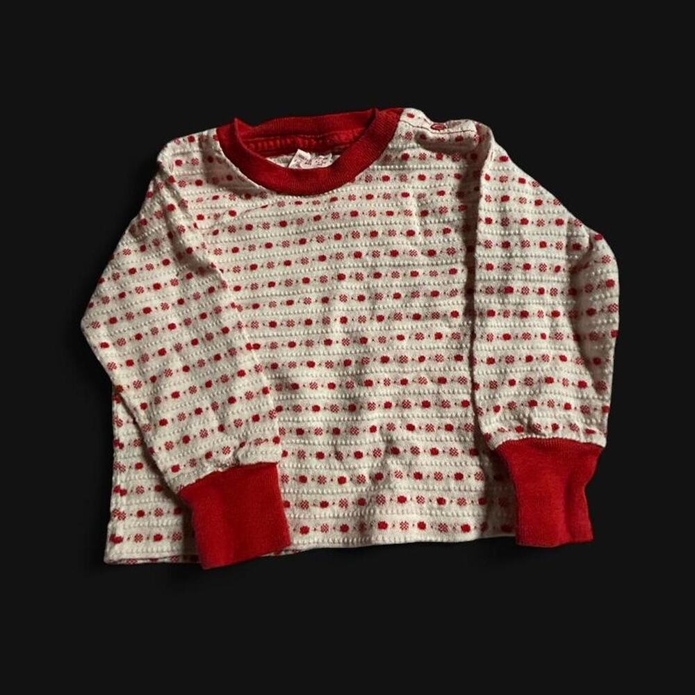 12m to 18m vintage Buster brown textured long sleeve top baby boy